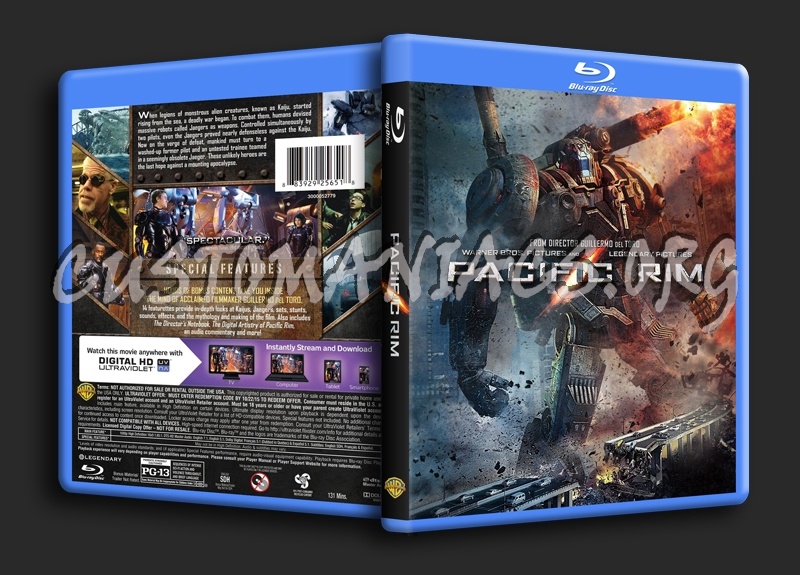 Pacific Rim blu-ray cover