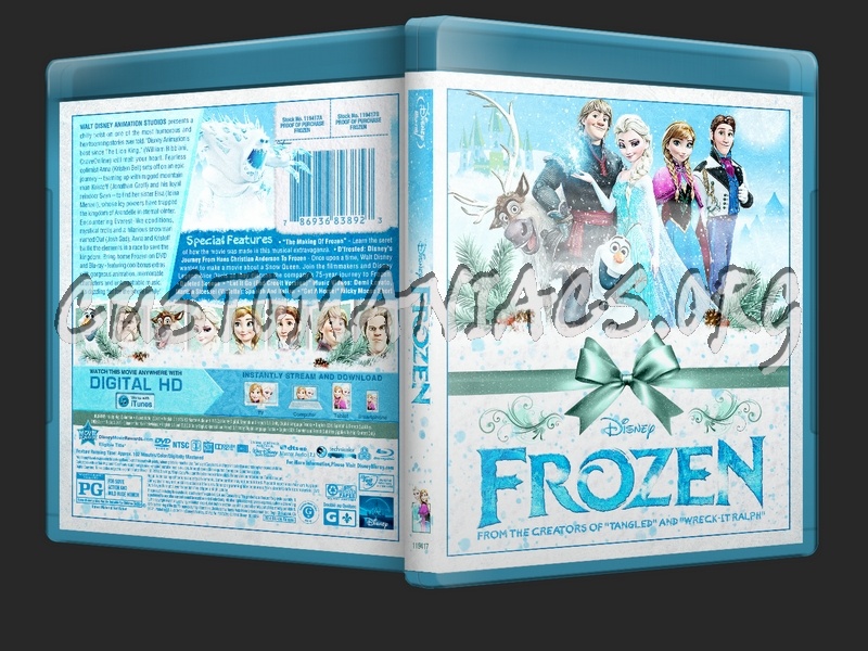 Frozen blu-ray cover