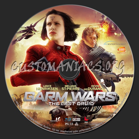 Garm Wars: The Last Druid blu-ray label