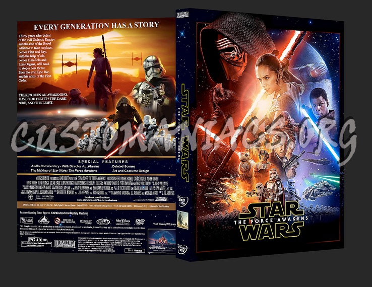 Star Wars: The Force Awakens (Episode VII) dvd cover