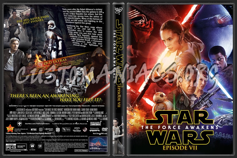 Star Wars The Force Awakens (Episode VII) dvd cover