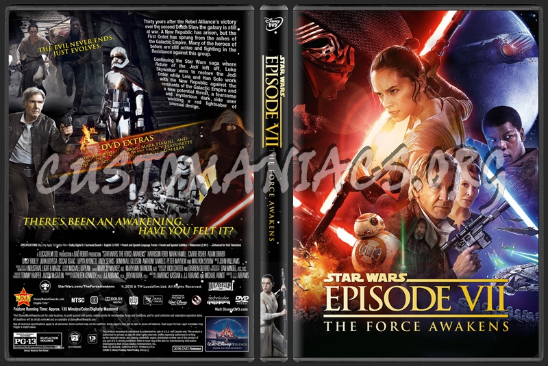 Star Wars The Force Awakens (Episode VII) dvd cover