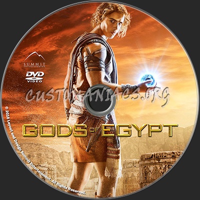 Gods Of Egypt dvd label