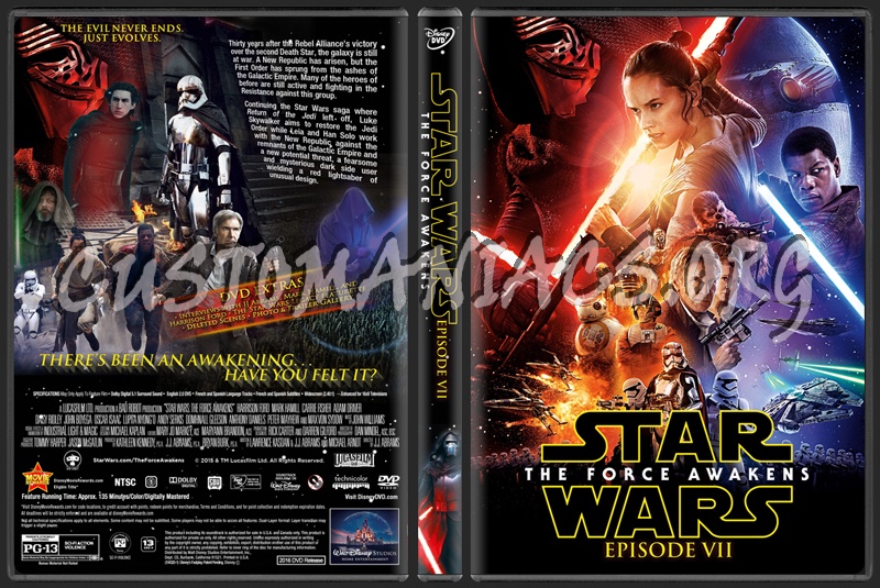 Star Wars The Force Awakens (Episode VII) dvd cover