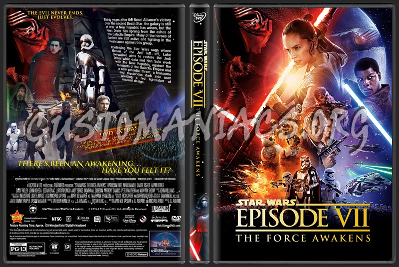 Star Wars The Force Awakens (Episode VII) dvd cover