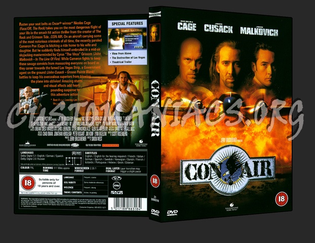 Con Air dvd cover