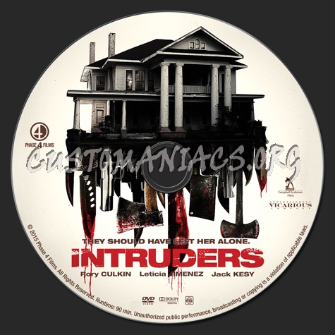 Intruders (2015) dvd label