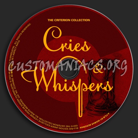 101 - Cries & Whispers dvd label