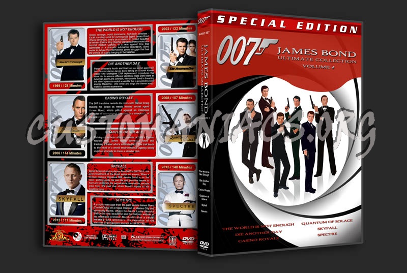 James Bond Ultimate Collection - Volumes 1-4 dvd cover