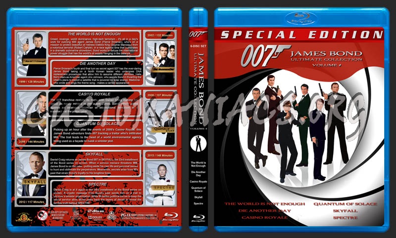 James Bond Ultimate Collection - Volume 4 blu-ray cover
