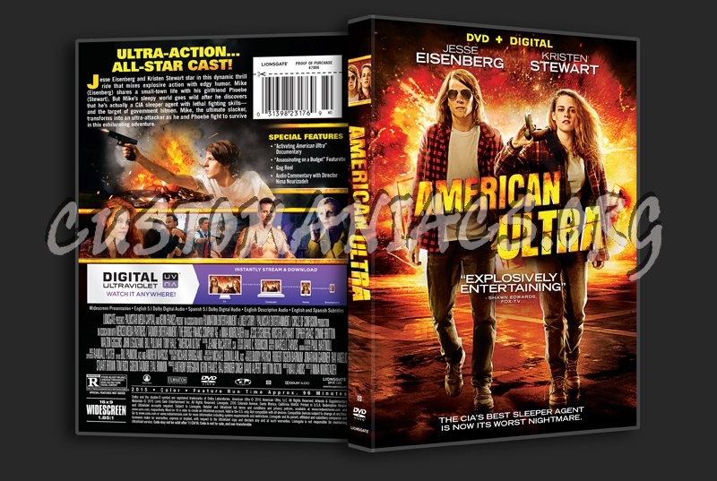 American Ultra dvd cover