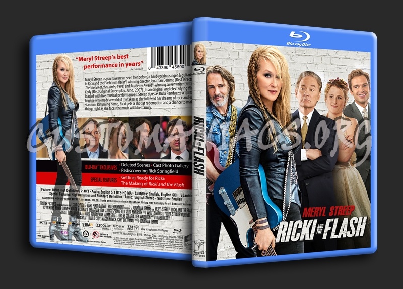 Ricki and the Flash blu-ray cover