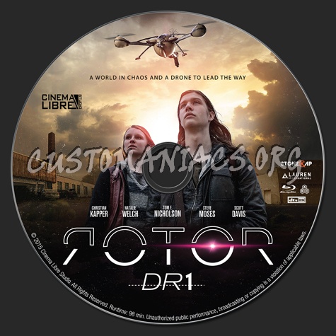 Rotor DR1 blu-ray label