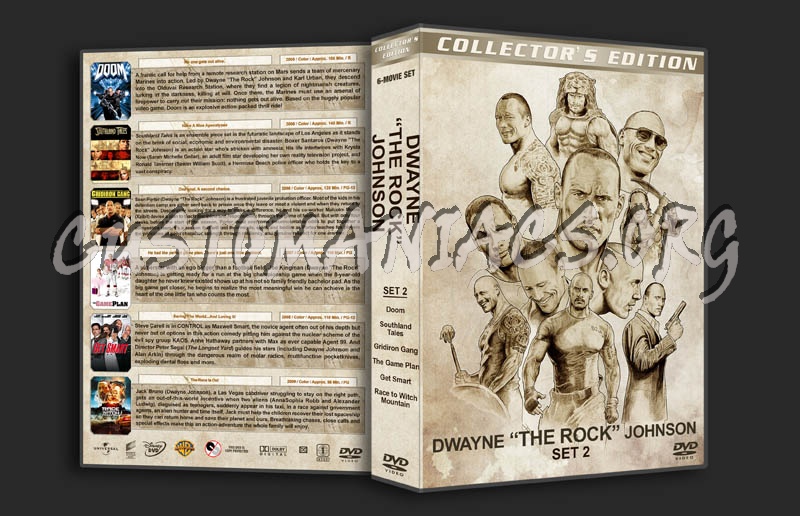 Dwayne "The Rock" Johnson - Set 2 dvd cover