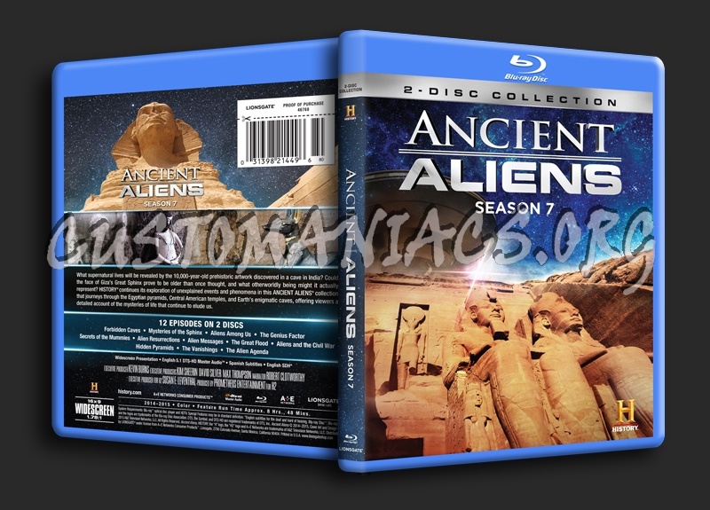 Ancient Aliens Season 7 blu-ray cover