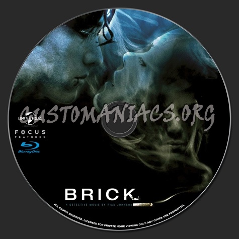 Brick blu-ray label