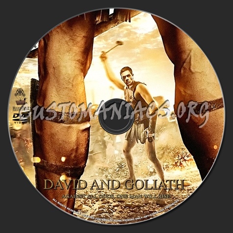 David and Goliath (2015) dvd label