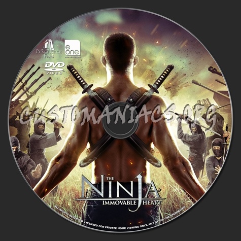 Ninja The Immovable Heart dvd label