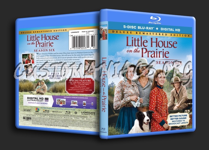 Little House on the Prairie Season 6 blu-ray cover