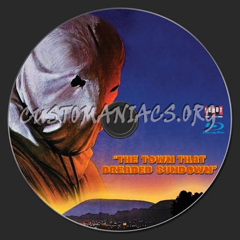 The Town That Dreaded Sundown (1976) blu-ray label