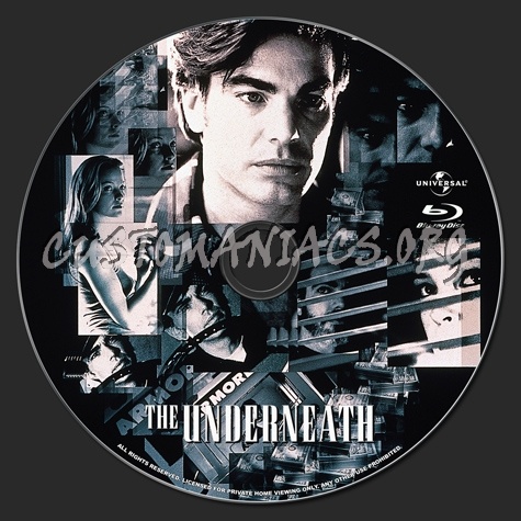 The Underneath blu-ray label
