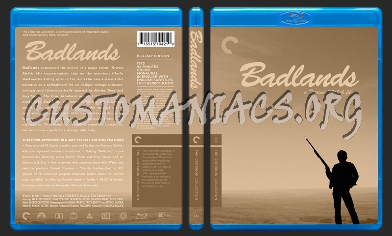 651 - Badlands blu-ray cover
