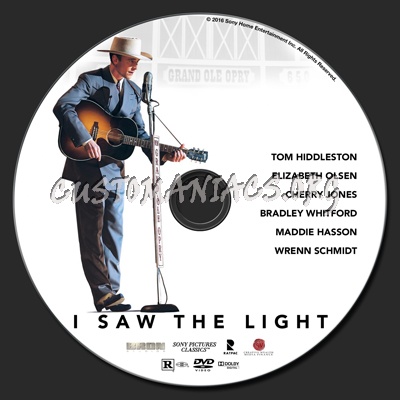 I Saw The Light dvd label