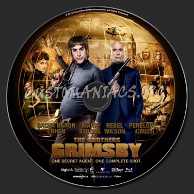 The Brothers Grimsby (aka Grimsby) blu-ray label