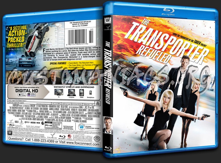 The Transporter Refueled blu-ray cover