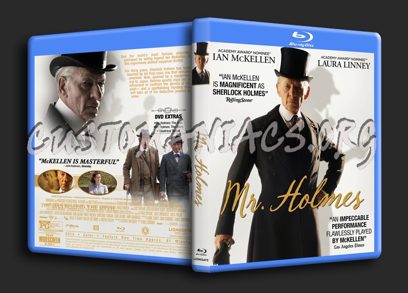 Mr. Holmes dvd cover