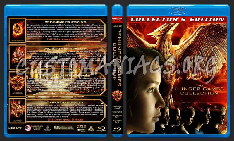 The Hunger Games Collection blu-ray cover