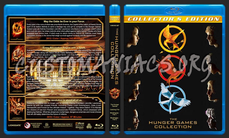 The Hunger Games Collection blu-ray cover