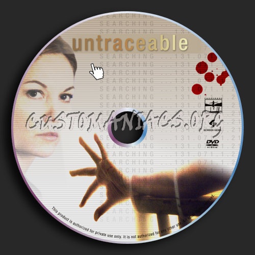 Untraceable dvd label