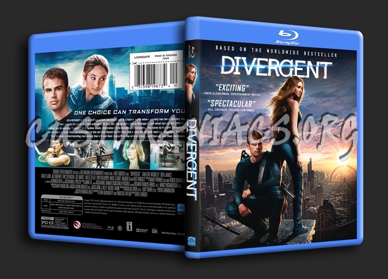 Divergent blu-ray cover