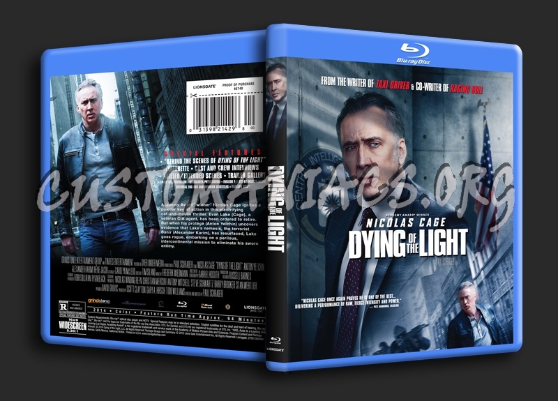 Dying of the Light blu-ray cover