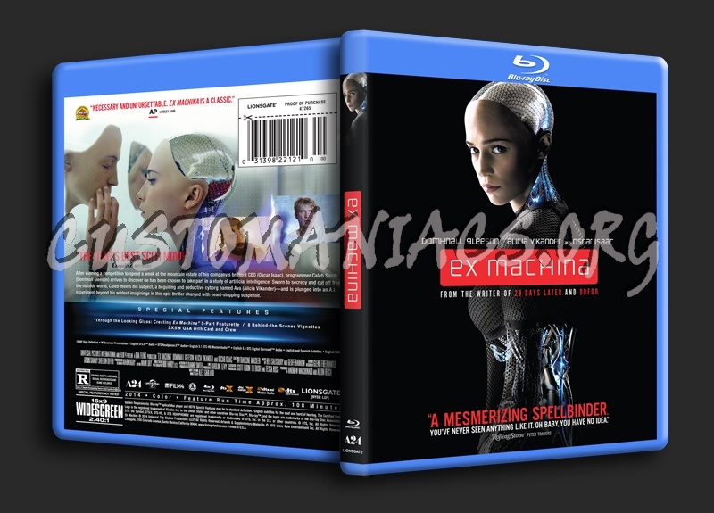 Ex Machina blu-ray cover