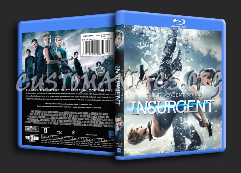 Insurgent blu-ray cover