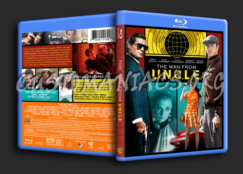 The Man From U.N.C.L.E. (2015) blu-ray cover