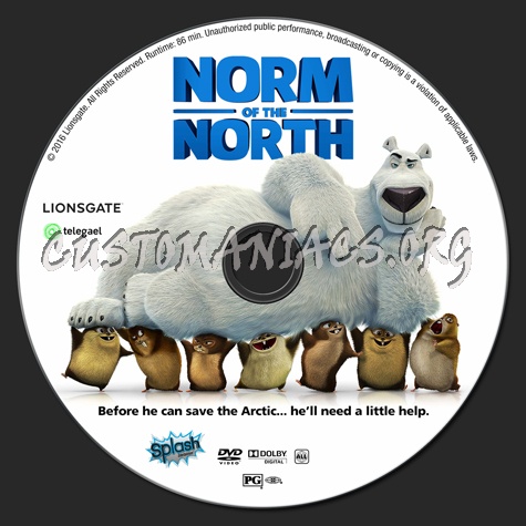 Norm of the North dvd label