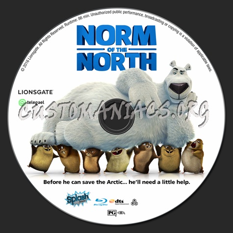 Norm of the North blu-ray label