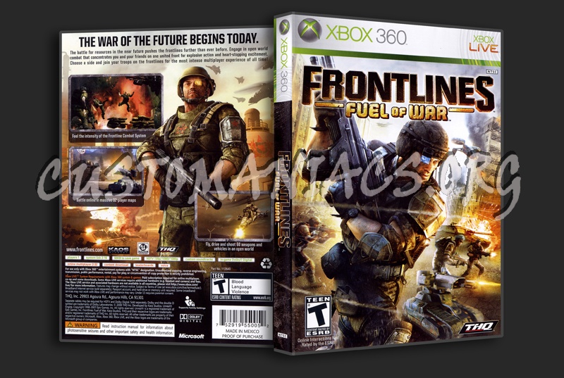 Frontlines Fuel Of War dvd cover