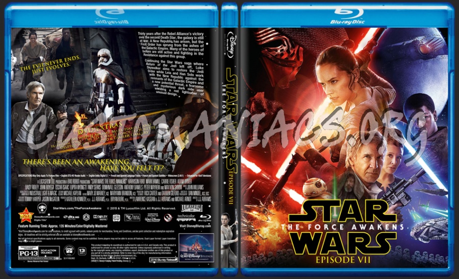 Star Wars: The Force Awakens (Episode VII) dvd cover