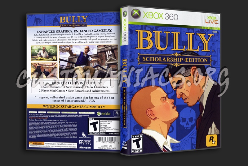 Bully Scholarship Edition dvd cover