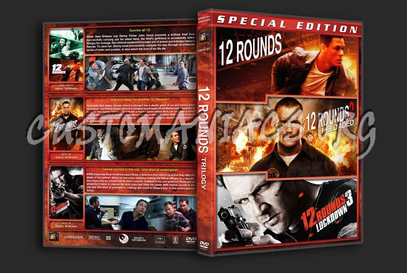 12 Rounds Triple Feature dvd cover