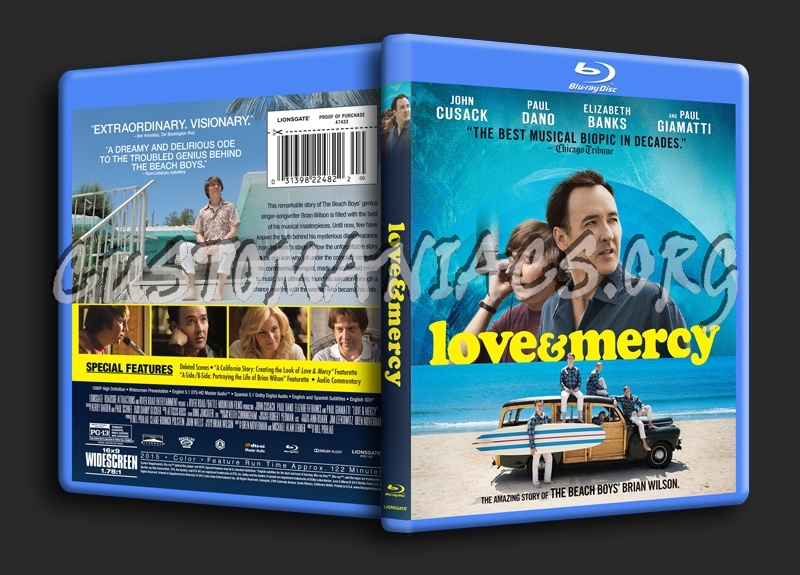 Love & Mercy blu-ray cover