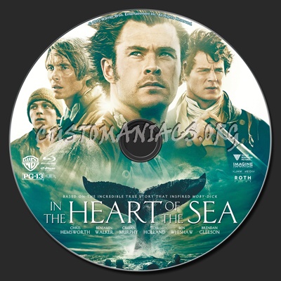 In The Heart Of The Sea blu-ray label