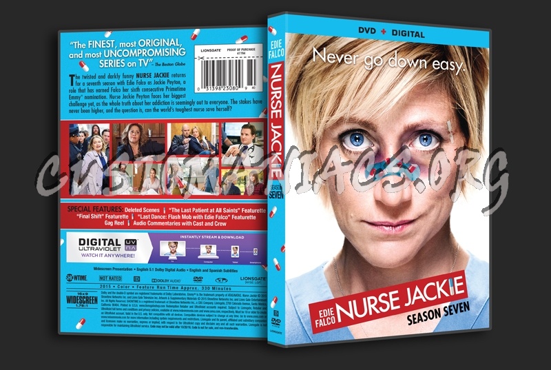 Nurse Jackie Season 7 dvd cover