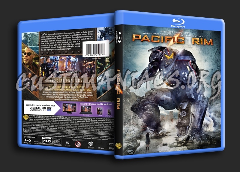 Pacific Rim blu-ray cover