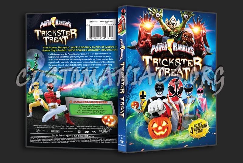 Power Rangers Trickster Treat dvd cover