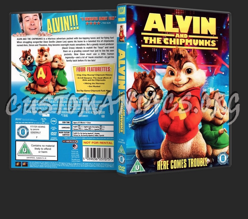Alvin And The Chipmunks dvd cover